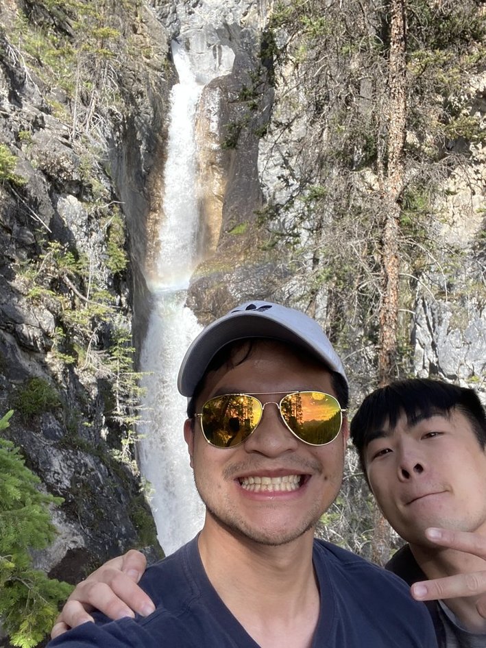 Selfie at Silverton Falls