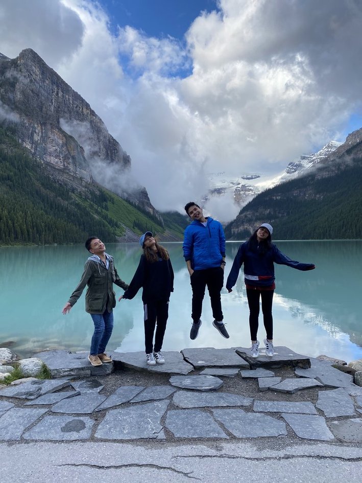 Jumpshot at Lake Louise