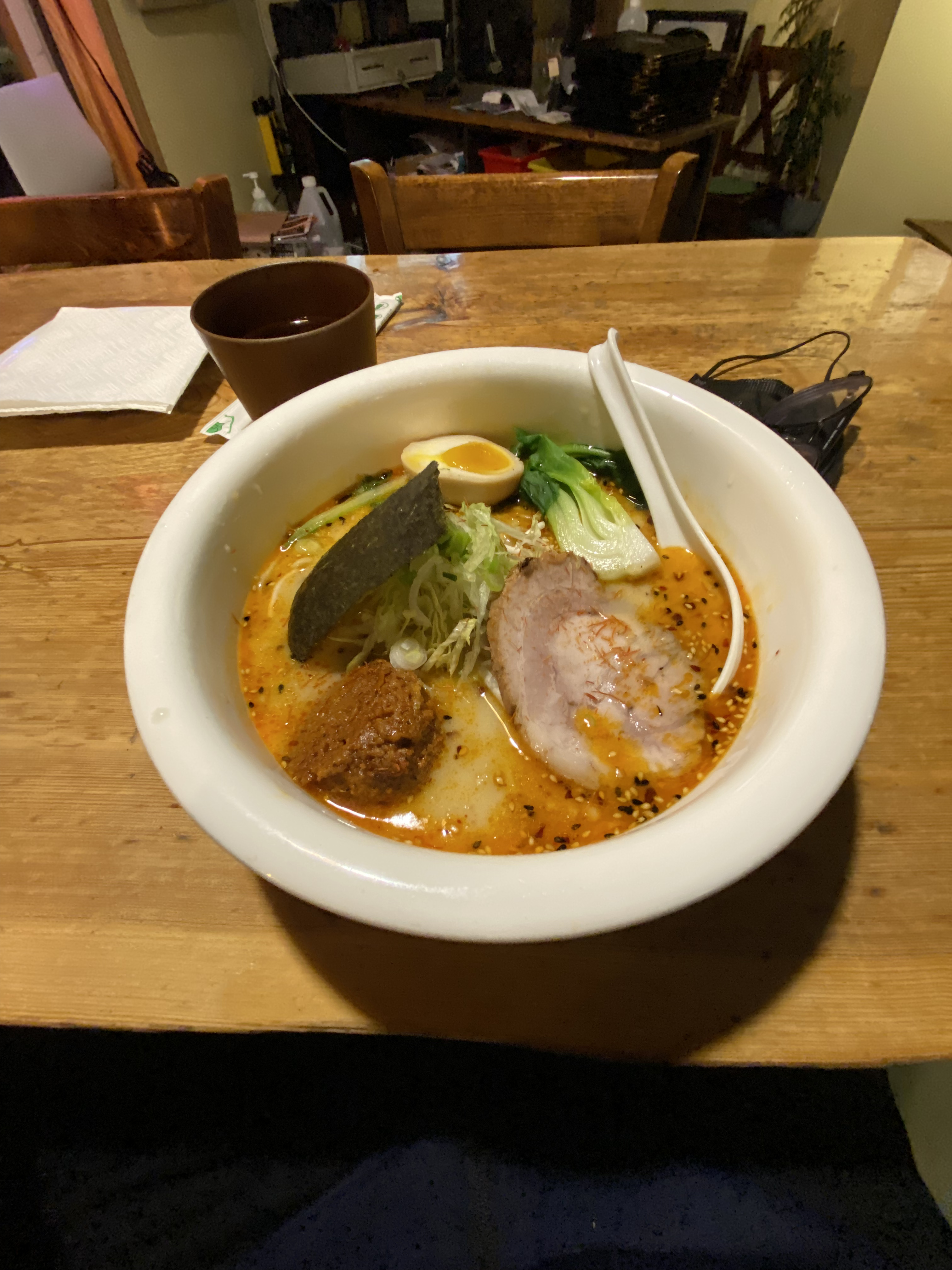 A single bowl of delicious ramen