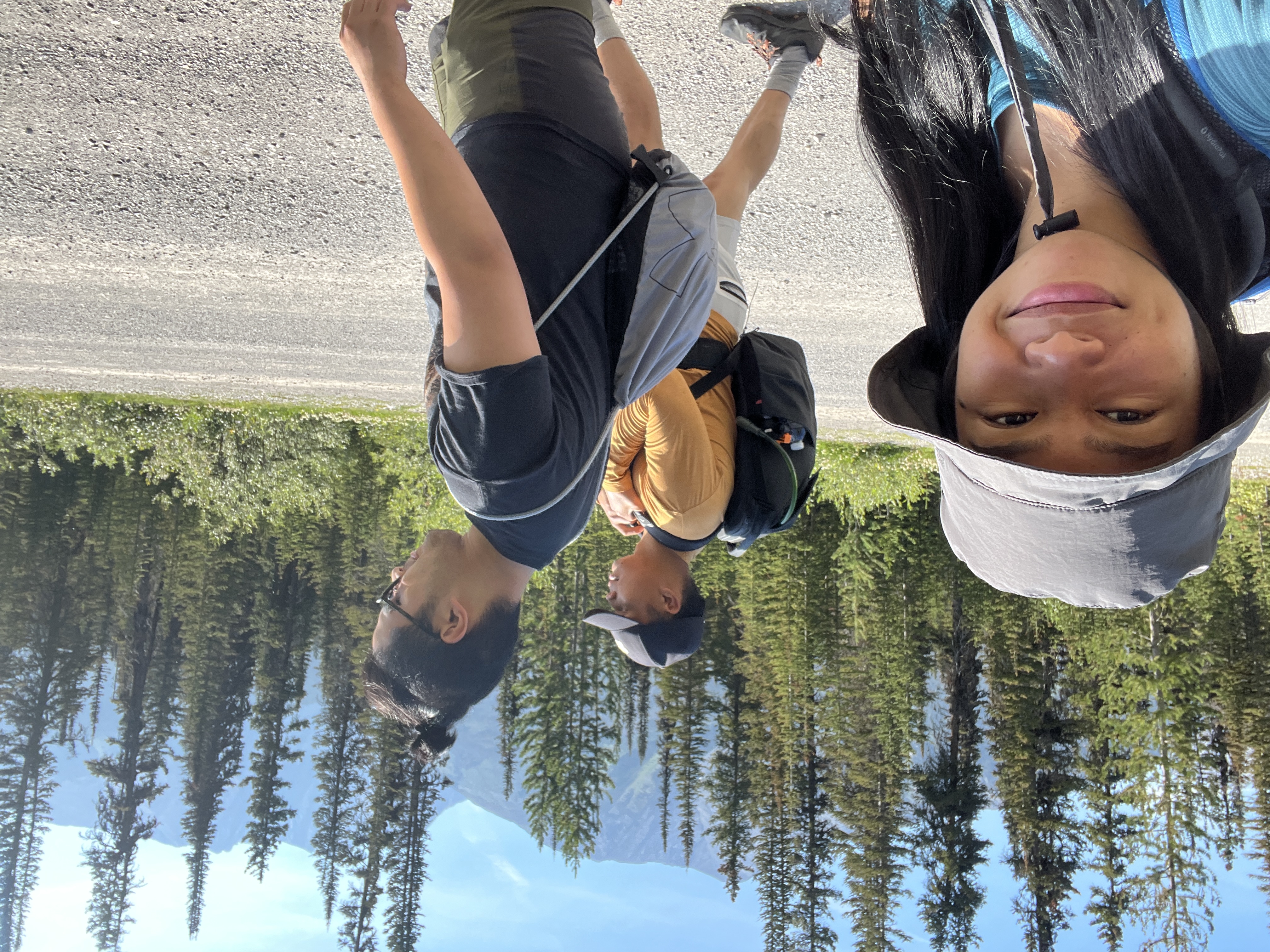 Starting the hike