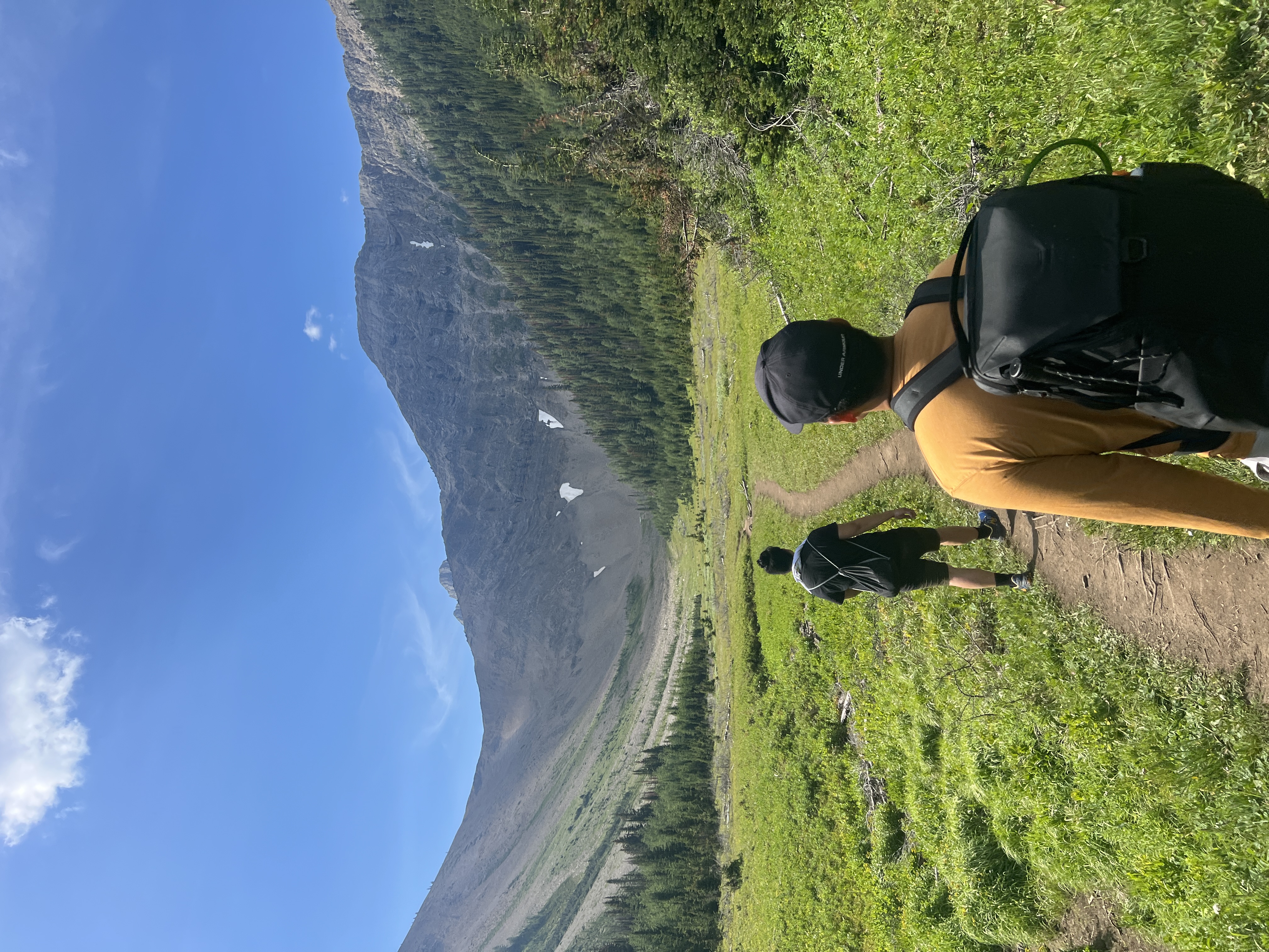 Walking through the valley