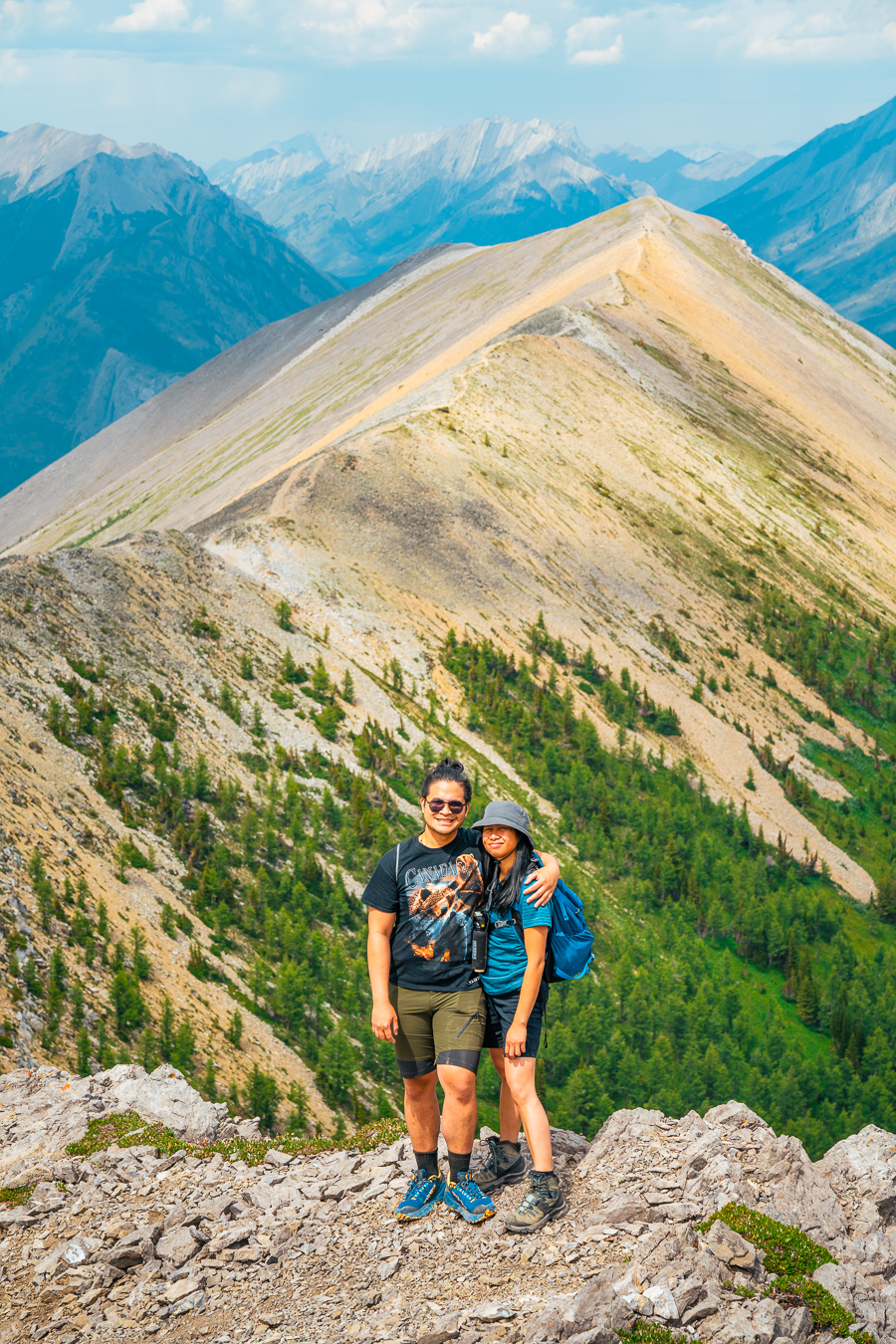 Posing on the ridge
