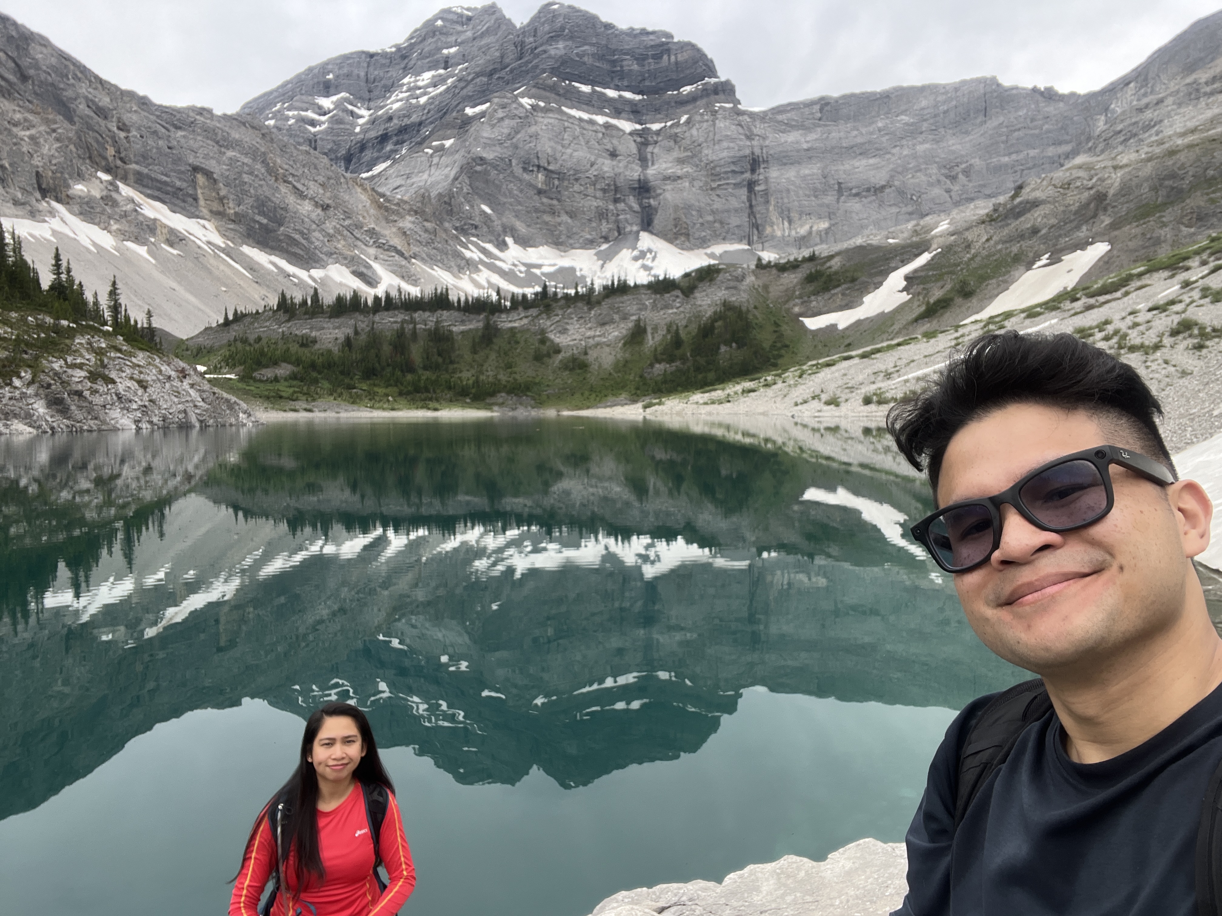 Selfie at Galatea Lakes