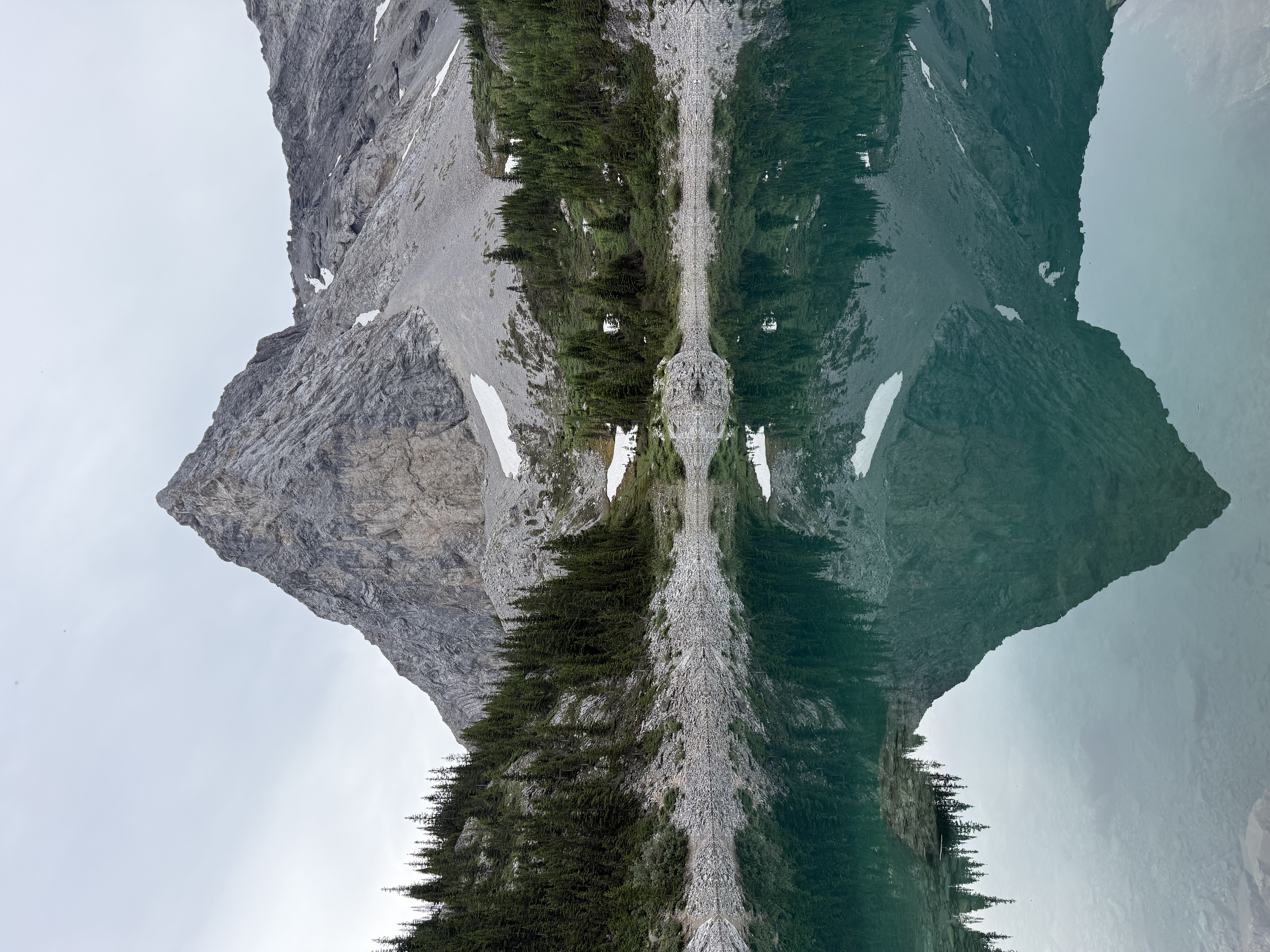 Mountain reflection in the lake